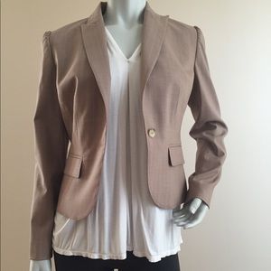 The Limited blazer in brown and pink